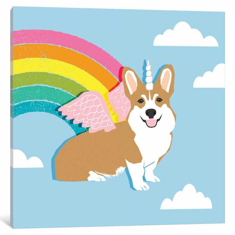 Корги набросок