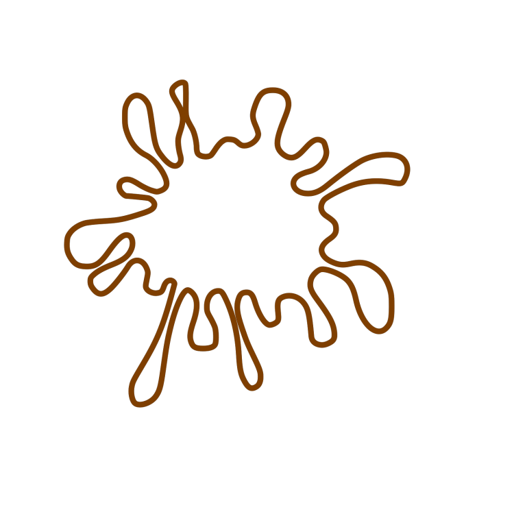 Клякса для раскрашивания