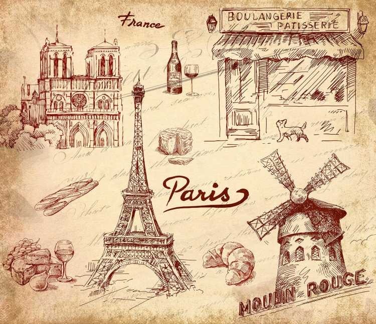 Коллаж на тему Франция