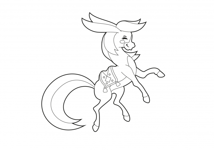 Конек горбунок raskraska