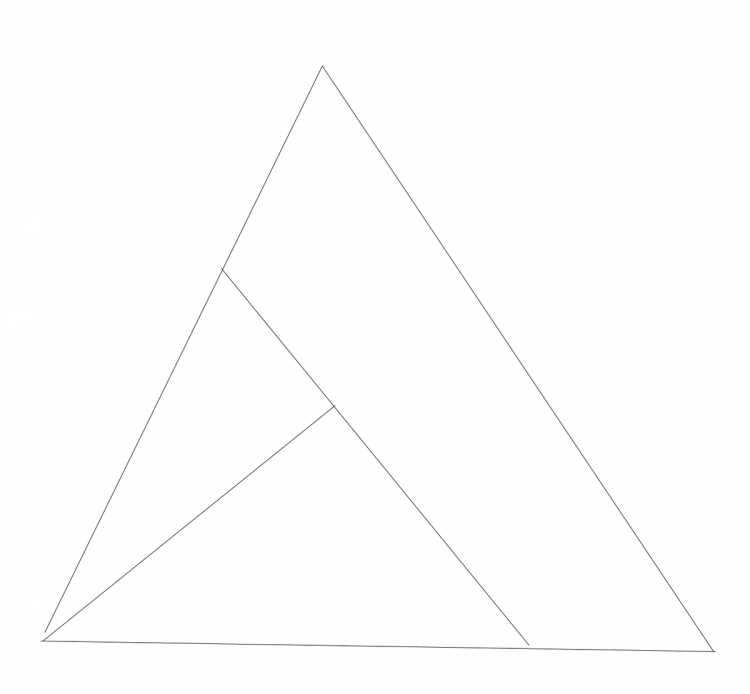 Иллюзия невозможный треугольник Пенроуза