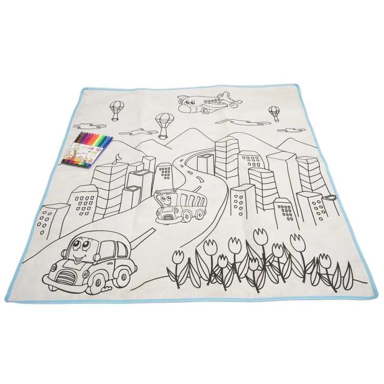 Раскраска коврик для малышей