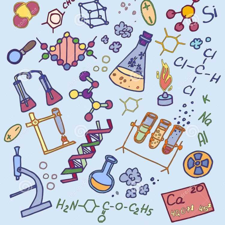 Рисуночки маленькие химия