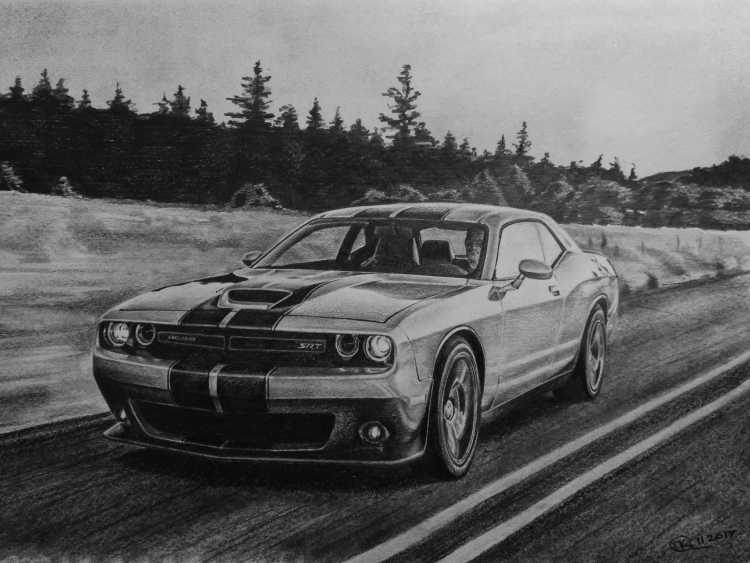 Dodge Challenger 1971 чертежи