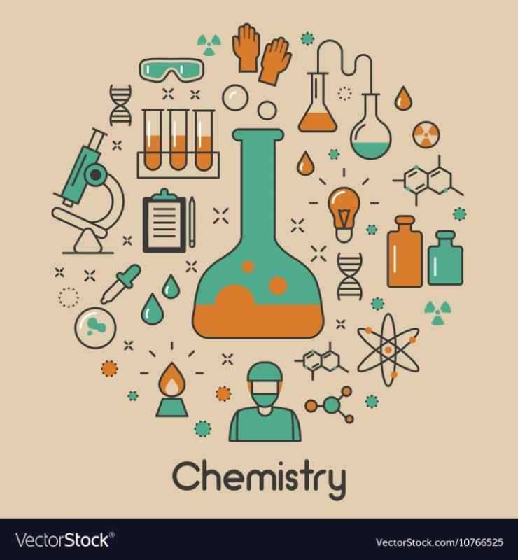 Химия рисунки карандашом