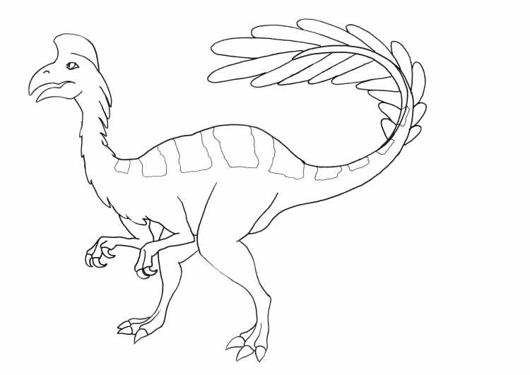 Аллозавр разукрашка