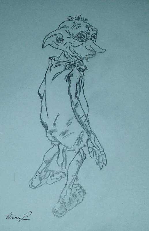 Добби рисунок