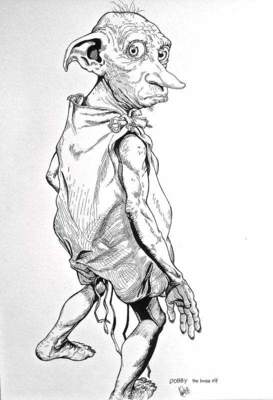 Добби улыбается