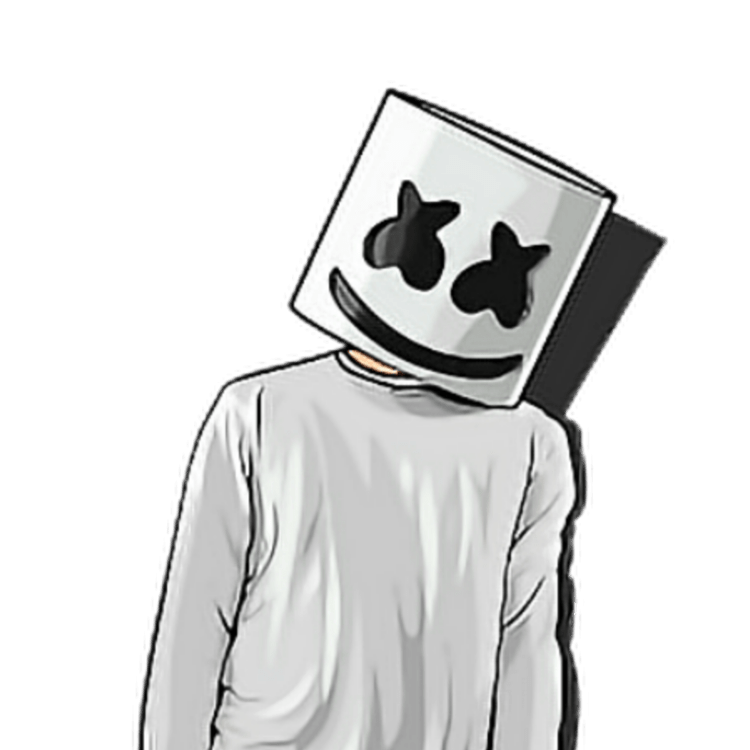 Раскраска кукла маршмеллоу