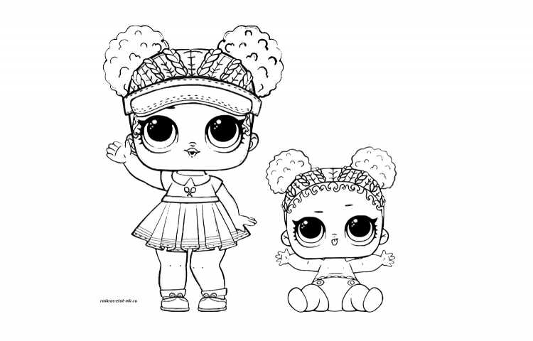 Куклы ЛОЛ 3 серия конфетти поп раскраска