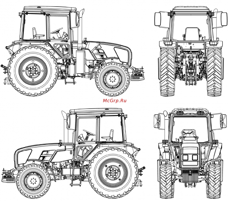 Ширина колеи трактора МТЗ 82