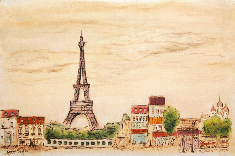 Рисунок к стихотворению города и годы