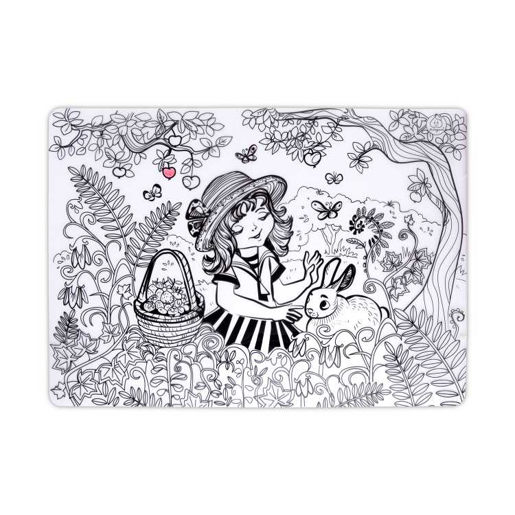 Коврик раскраска