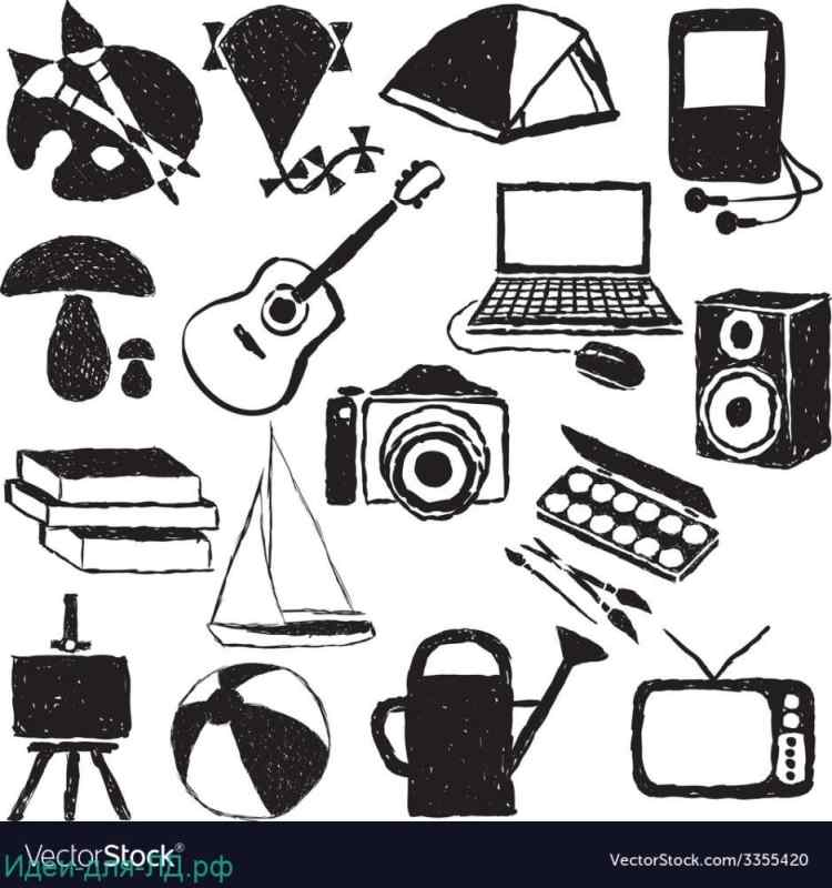 Увлечения вектор