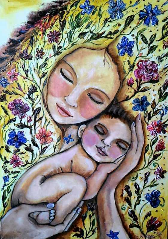 Материнство иллюстрации