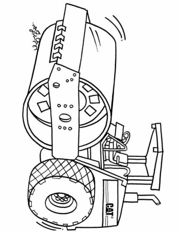 Контуры дорожного катка