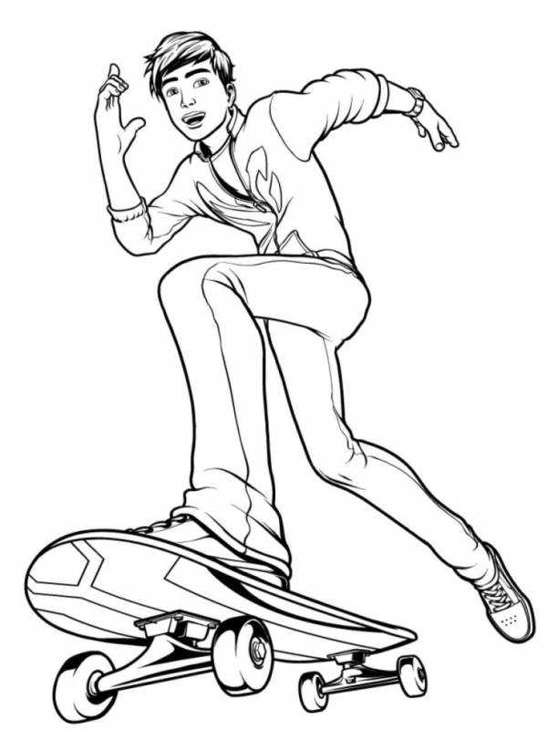 Разукрашенные скейты