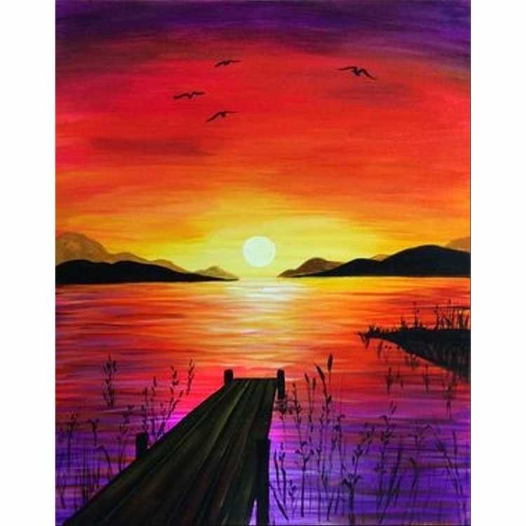 Картина закат