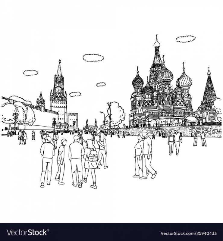 Эскиз красной площади