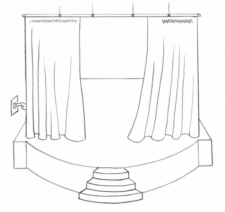 Театр раскраска