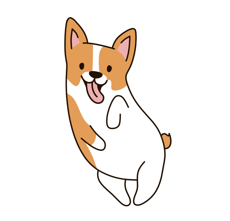 Корги оранжевый