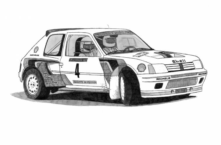 Легковая машина раскраска