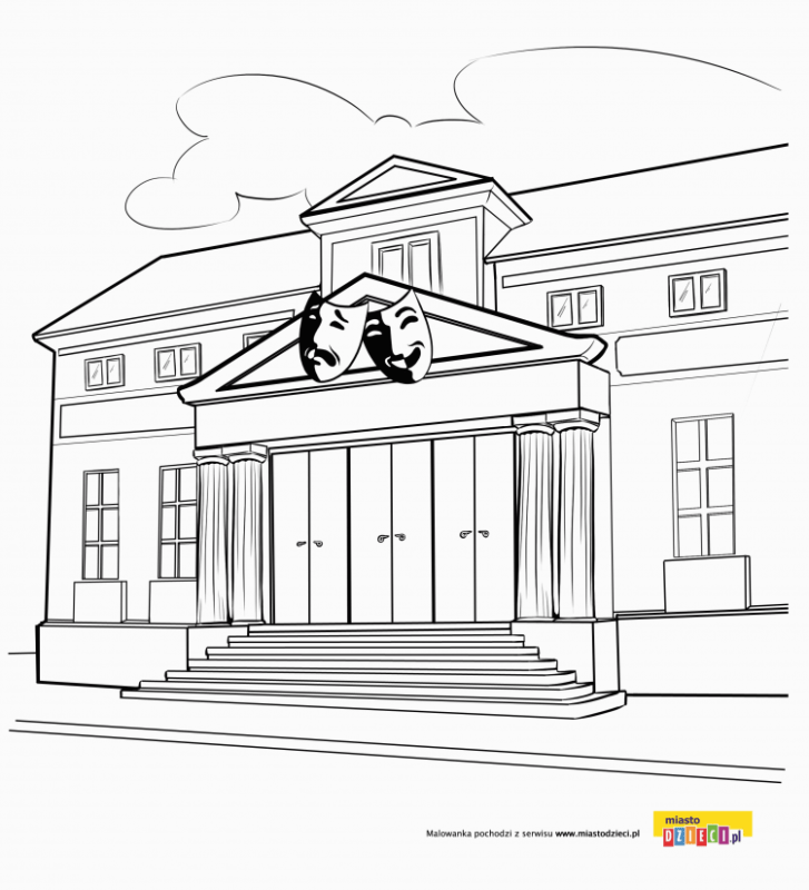 Театральная маска сбоку