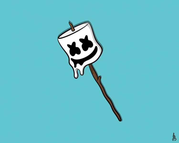 Маршмеллоу карандашом