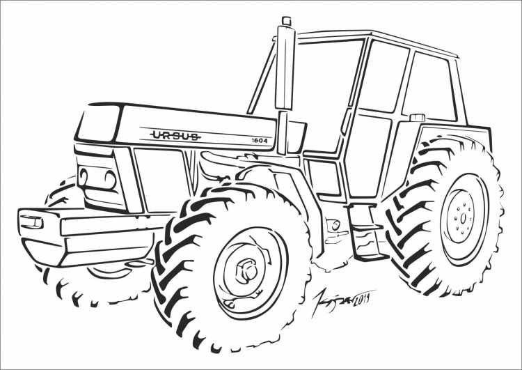 Раскраски трактор МТЗ 82
