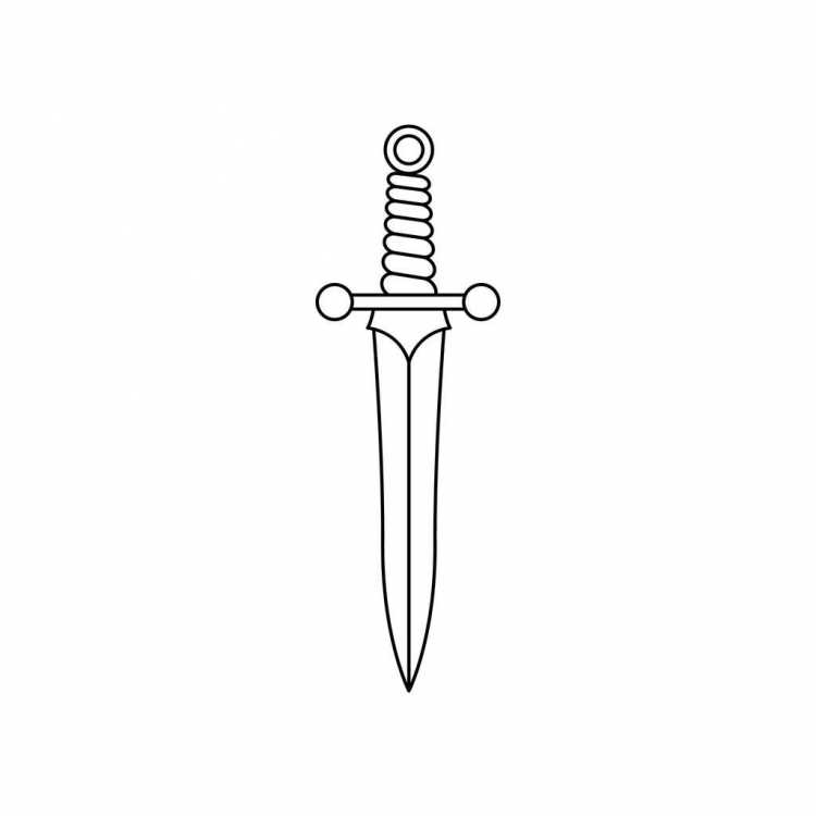 Кинжал набросок