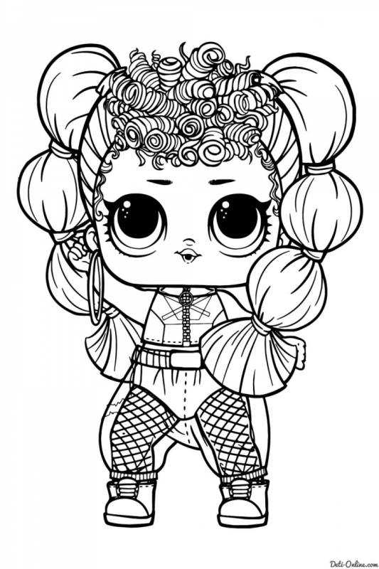 Раскраска ЛОЛ сестра