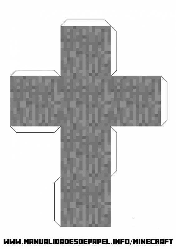 Майнкрафт из бумаги блоки БЕДРОК