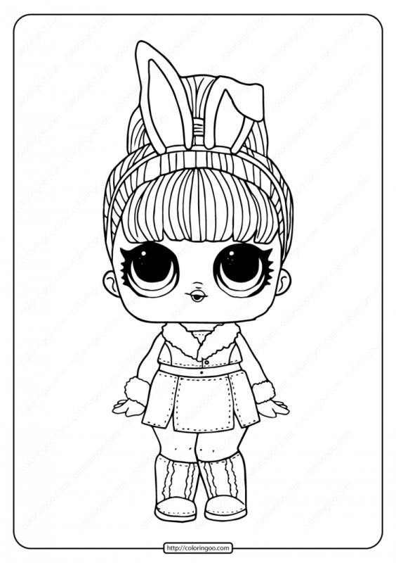 Куклы ЛОЛ hairgoals раскраска