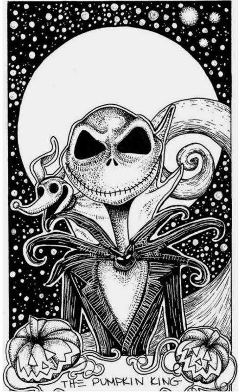 Джек Скеллингтон рисунок