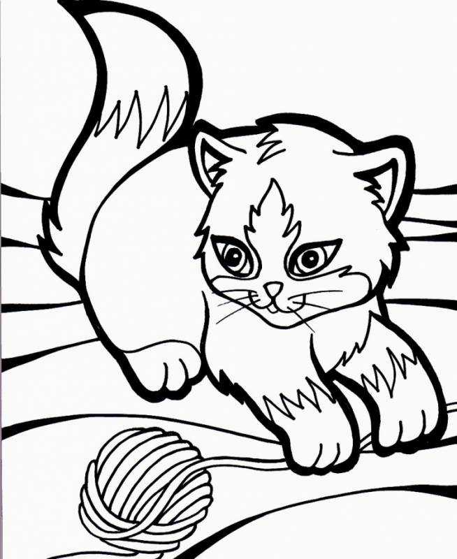 Котята Михалков раскраска