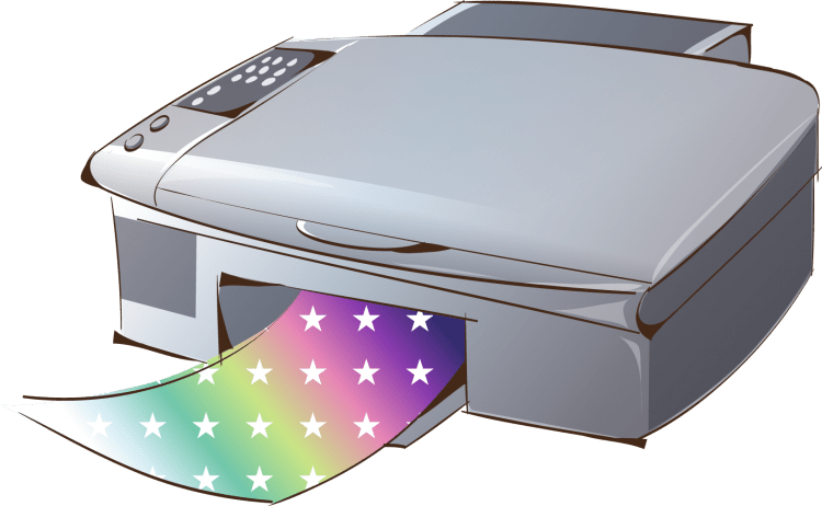 Принтер мультяшный