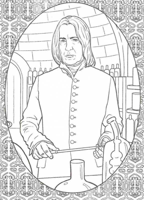 Раскраска Гарри Поттер