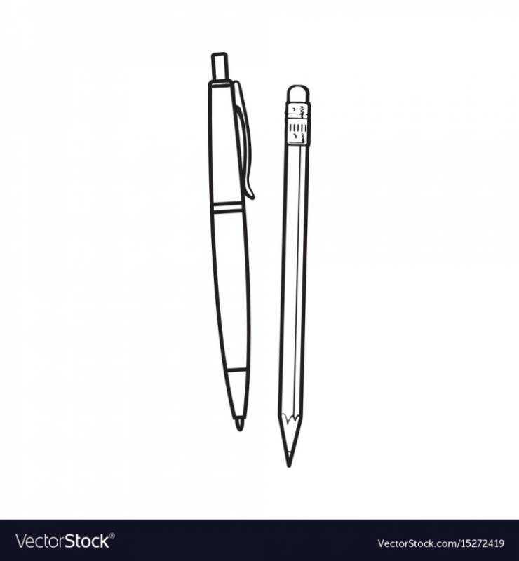 Эскизы ручкой