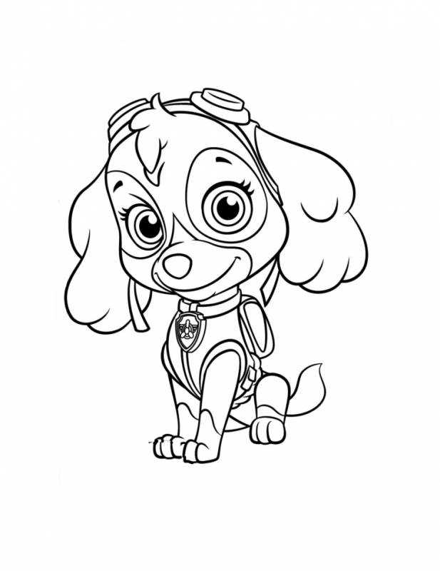 Разукрашки Щенячий патруль
