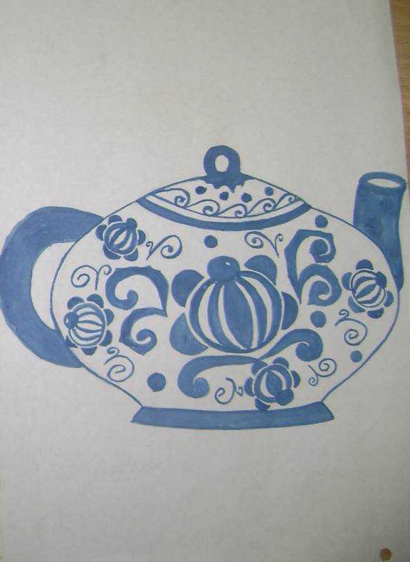 Гжельский кумган