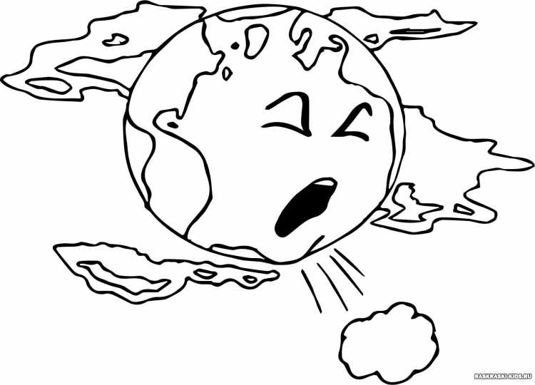 Раскраска на тему экология