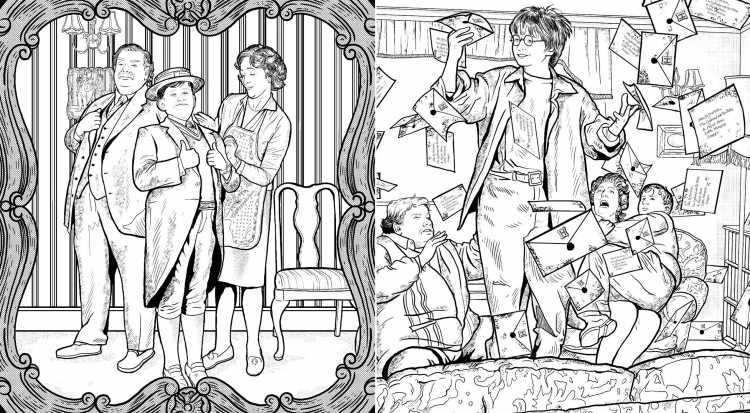 Гарри Поттер рисунок