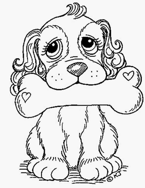 Раскраска "собаки"