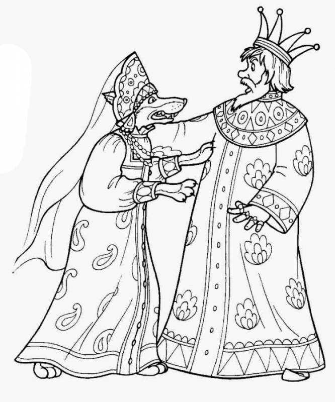 Финист Ясный Сокол раскраска