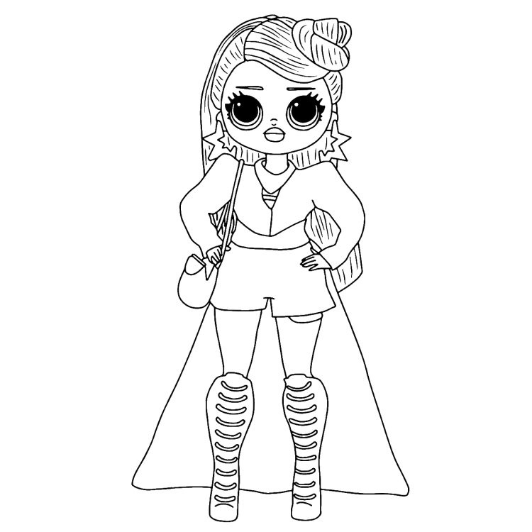 Раскраска ЛОЛ сюрпрайз