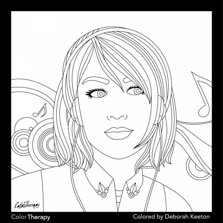 Раскраска девочка с косичками