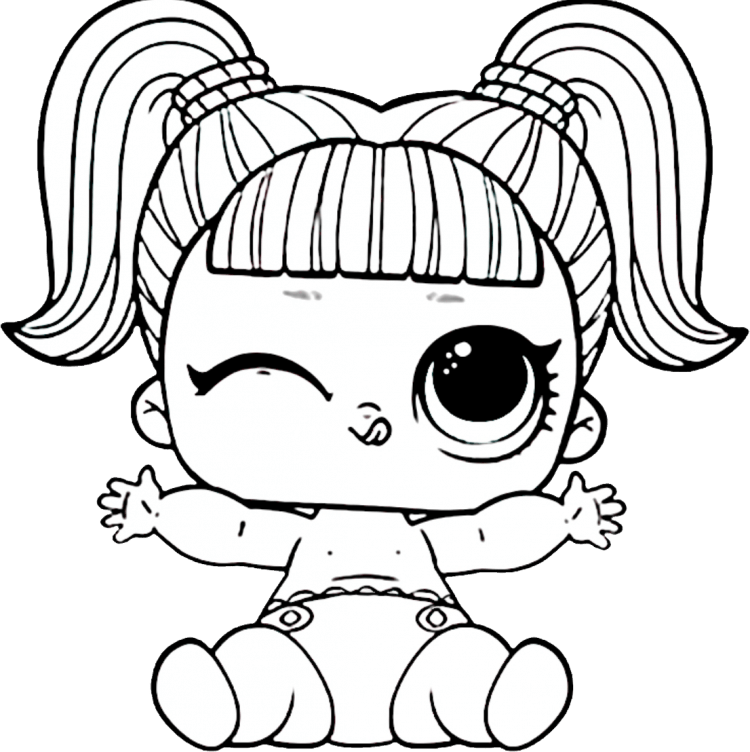 Разукрашки Пупси Единорожка