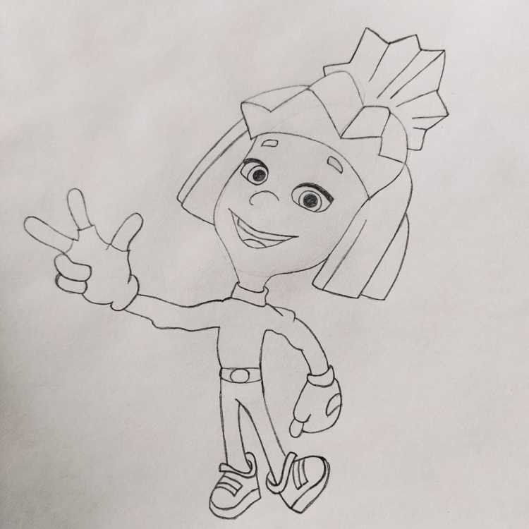 Раскраска Фиксики Файер