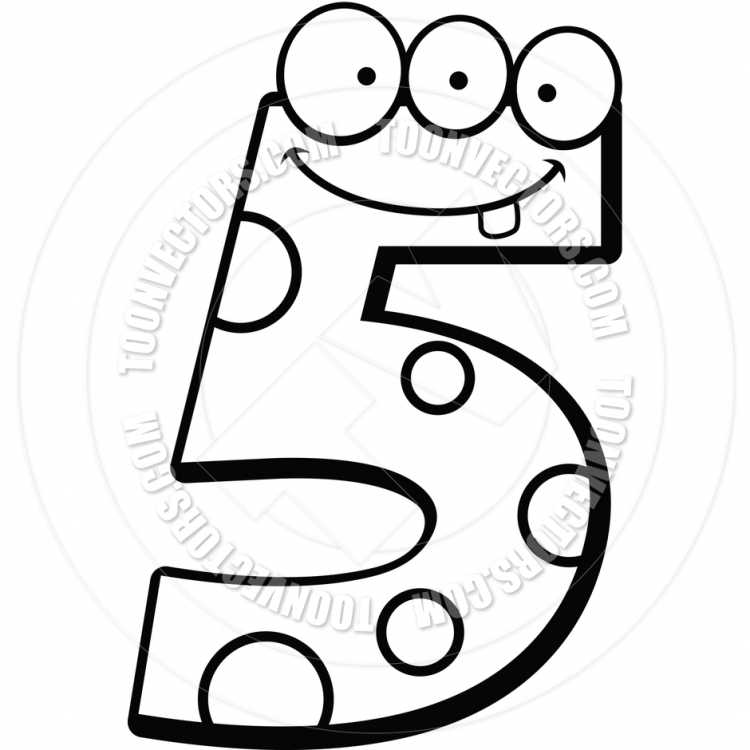 Цифра 3 раскраска