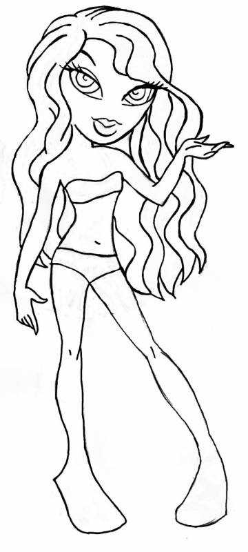 Раскраски куклы из БУБУМАГИ Элза